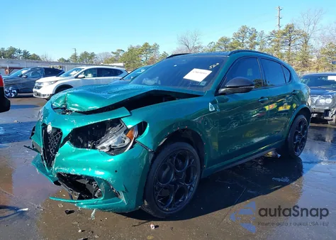 2024 Alfa Romeo Stelvio Quadrifoglio Carbon Awd from USA, damaged, VIN ZASPAKEV4R7D93444